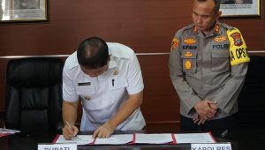 Bupati Minahasa dan kapolres minahasa