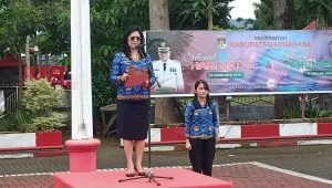 sekda Minahasa pimpin apel korpri