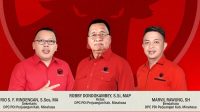 Dondokambey Didampingi Rindengan dan Rawung Pimpin PDIP Minahasa