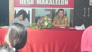 Rapat Perdana Desa Makalelon, Guna Pembahasan Program Setahun Penuh
